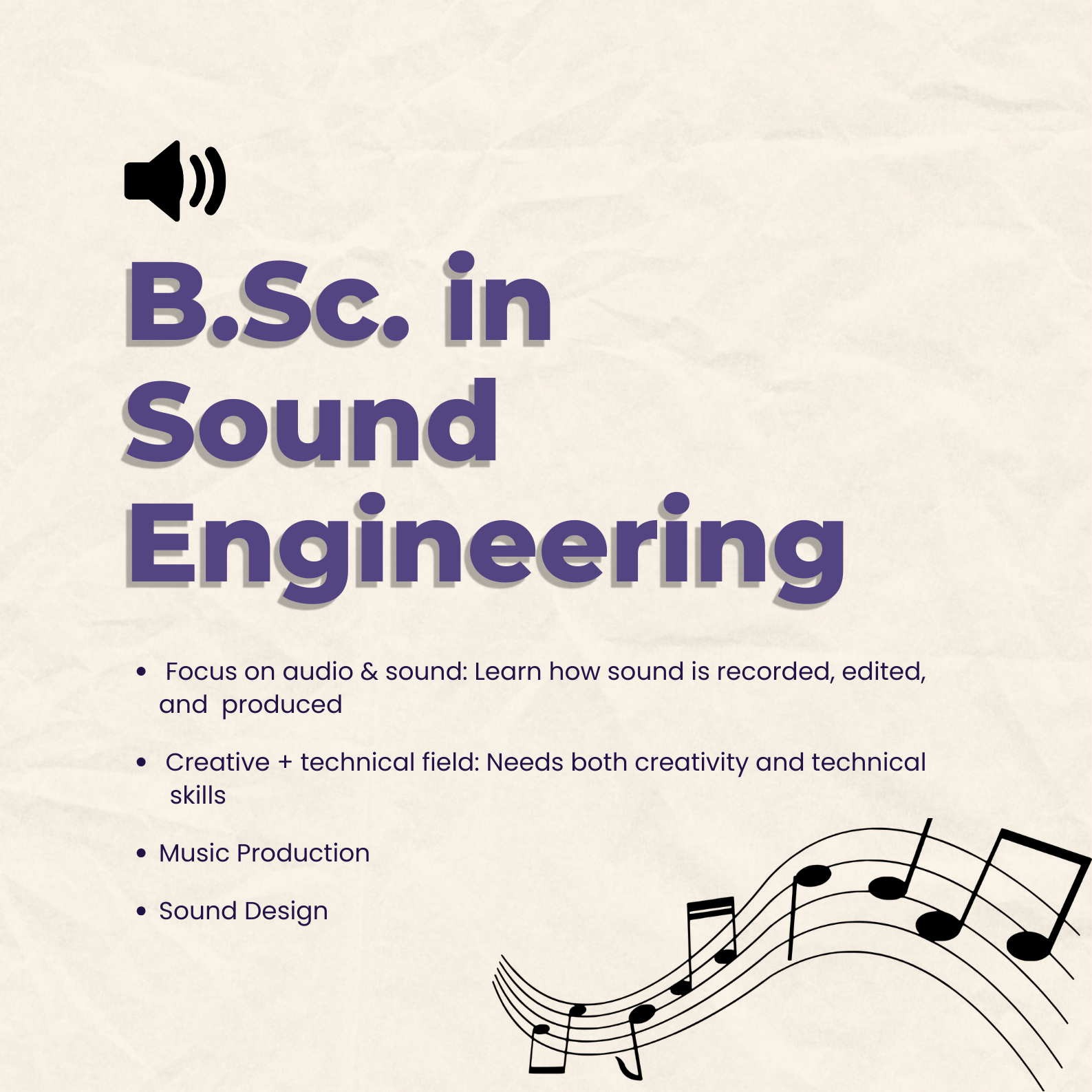 B.Sc. Sound Engineering